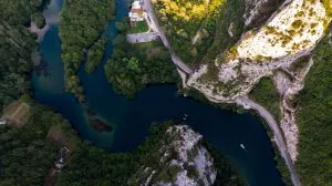 Cetina river from above