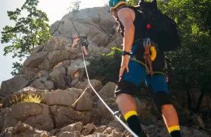 Climbing in paklenica