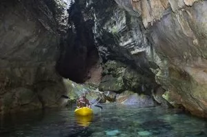 Adventure through sea caves