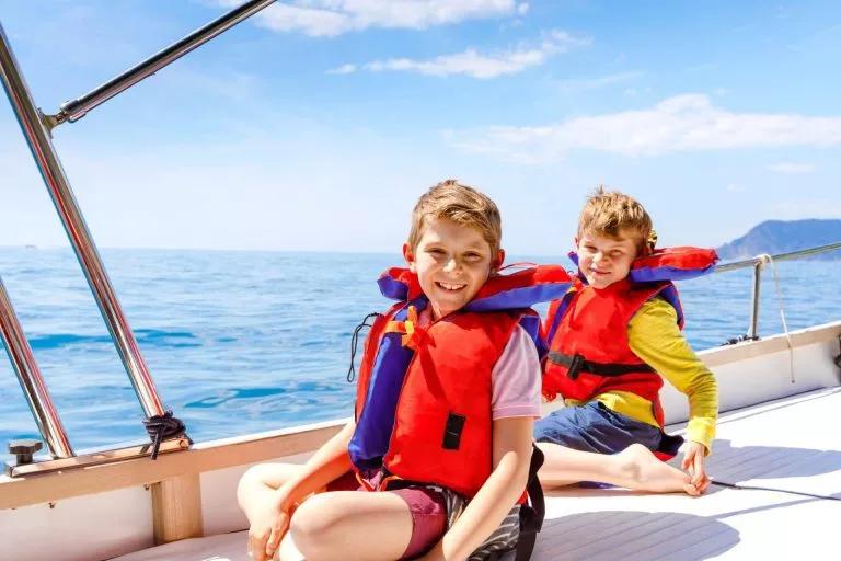 Kids on the boat croatia scaled