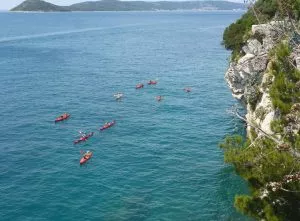 Experience sea kayaking in crystal clear waters