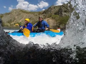 Paddle through spectacular canyons and rapids
